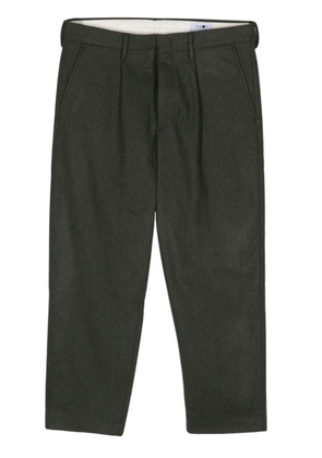 NN07 Bill 1630 tapered cropped trousers - Green