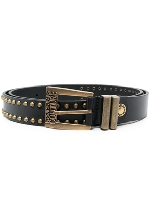 Versace Jeans Couture studded buckle-fastening belt - Black