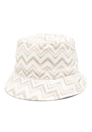 Missoni zigzag bucket hat - Neutrals