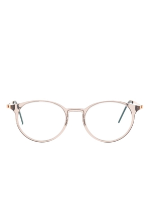 Lindberg transparent round-frame glasses - Grey