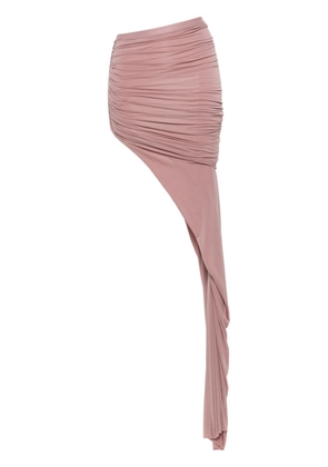 Rick Owens Edfu draped maxi skirt - Pink