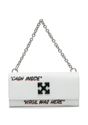 Off-White Pre-Owned 21th Century Jitney Quote Wallet on Chain shoulder bag