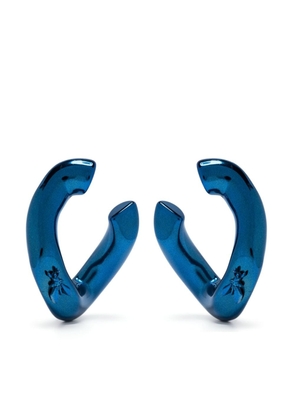 Patrizia Pepe chain-detail earrings - Blue