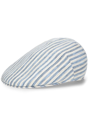 Borsalino Parigi Duckbill striped beret - Blue