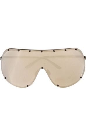 Rick Owens shield-frame sunglasses - Black