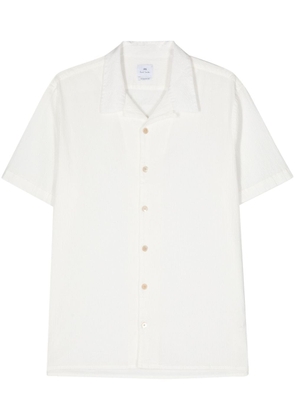 PS Paul Smith seersucker organic-cotton shirt - White
