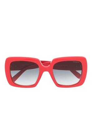 Moncler Eyewear square-frame gradient sunglasses - Red