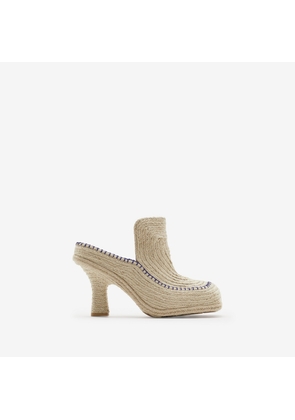 Burberry Cord Highland Mules