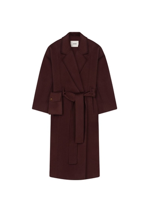 Aeron Wool-Silk Hutton Wrap Coat