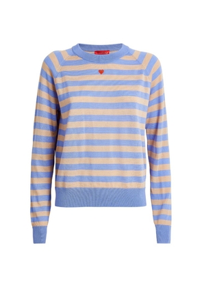 Max & Co. Wool Crew-Neck Striped Sweater