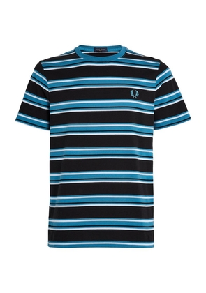 Fred Perry Cotton Striped T-Shirt