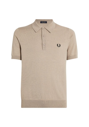 Fred Perry Merino Wool-Cotton Polo Shirt