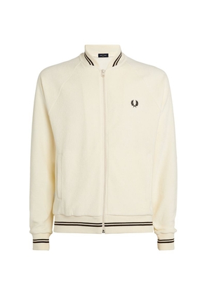 Fred Perry Towelling Bomber Jacket