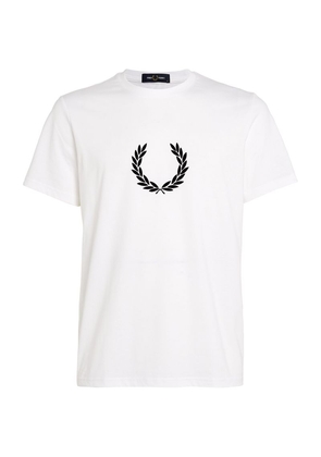 Fred Perry Cotton Embroidered Logo T-Shirt