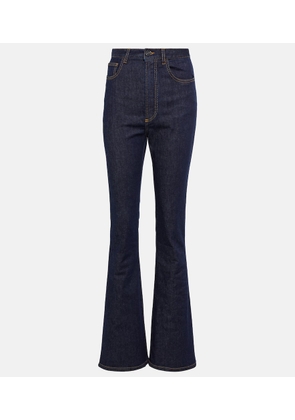 Alaïa High-rise flared jeans