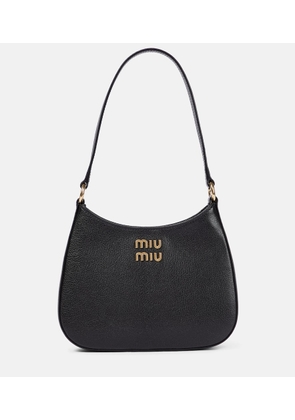 Miu Miu Logo leather shoulder bag