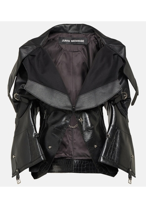 Junya Watanabe Faux leather jacket
