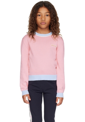 Marni Kids Pink Patch Sweater
