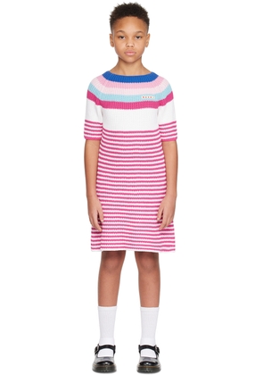 Marni Kids Pink Striped Dress