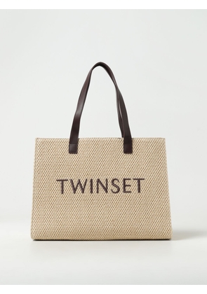 Tote Bags TWINSET Woman colour Natural