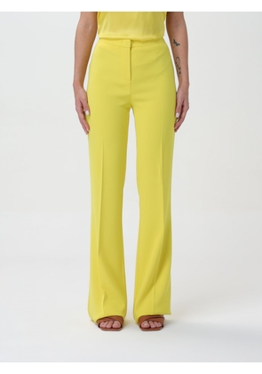 Trousers PINKO Woman colour Yellow