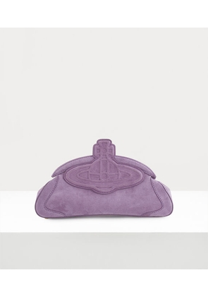 Vivienne Westwood Amber Clutch Leather Lilac