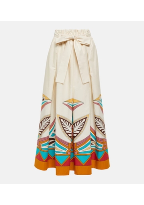 La DoubleJ Sardegna cotton poplin maxi skirt