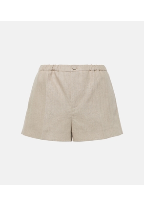 Valentino Linen canvas shorts