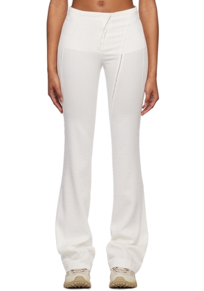 HYEIN SEO White Double-Faced Trousers