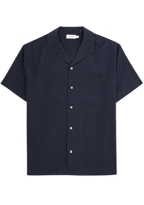 Frame Twill Shirt - Navy - L