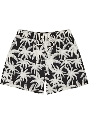 Palm Angels Printed Shell Swim Shorts - Black - L