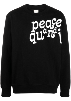 Museum Of Peace & Quiet round-neck cotton sweatshirt - Black