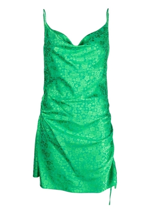 P.A.R.O.S.H. jacquard mini dress - Green