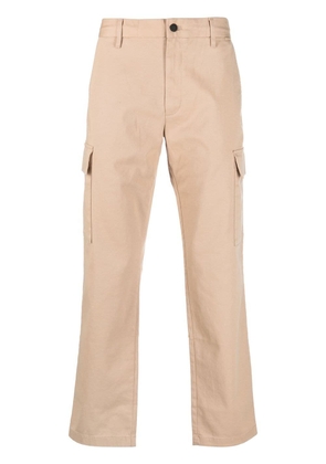 Calvin Klein straight-cut leg cargo trousers - Neutrals