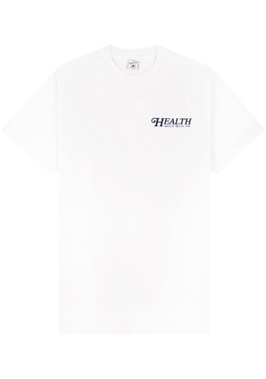 Sporty & Rich 70s Health logo-print T-shirt - White