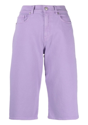 P.A.R.O.S.H. long-length denim shorts - Purple