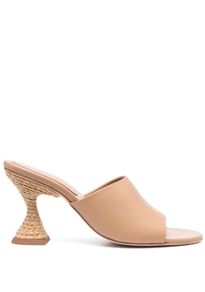 Paloma Barceló open-toe 100mm mules - Brown