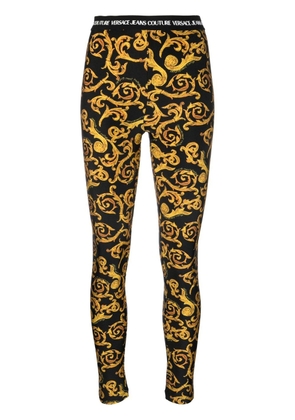 Versace Jeans Couture Sketch Couture-print leggings - Black