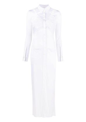 Burberry long shirt dress - White