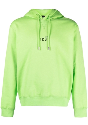 Dsquared2 Icon-print cotton hoodie - Green