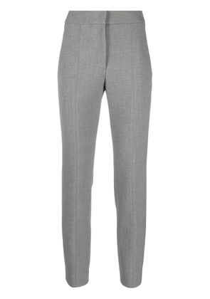 Peserico cropped slim-fit trousers - Grey