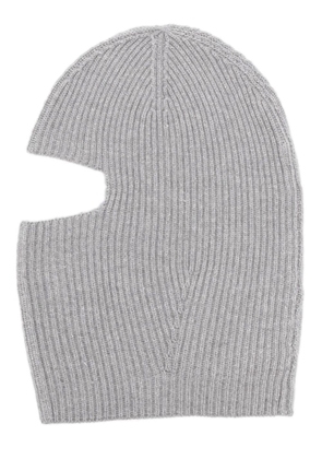 Peserico ribbed-knit balaclava - Grey