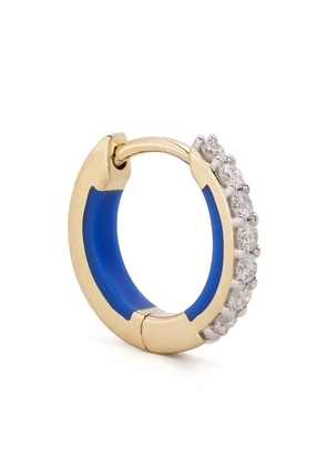 Maria Black gold diamond hoop earring
