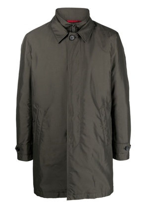 Fay double-layer camp-collar coat - Green