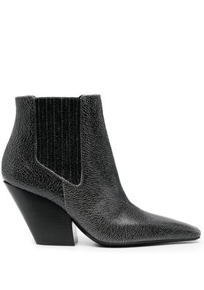 Casadei Anastasia 80mm leather boots - Black