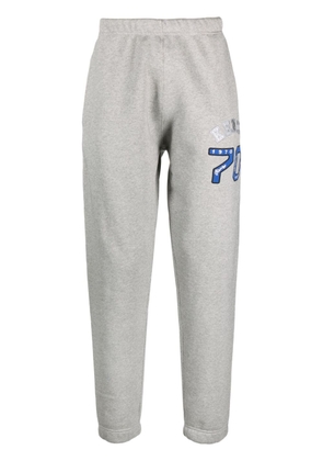 Kenzo logo-appliqué cotton track pants - Grey