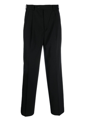 Auralee straight-leg wool tailored trousers - Black