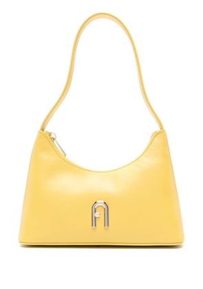 Furla Diamante leather shoulder bag - Yellow