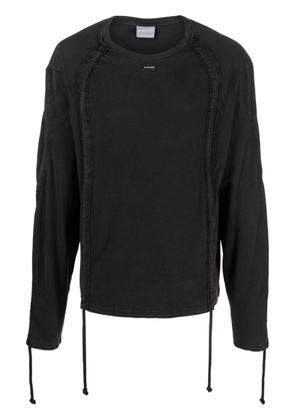 BLUEMARBLE drawstring-hem cotton T-Shirt - Black