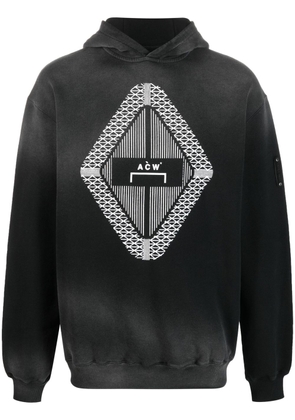 A-COLD-WALL* Gradient logo-print hoodie - Black